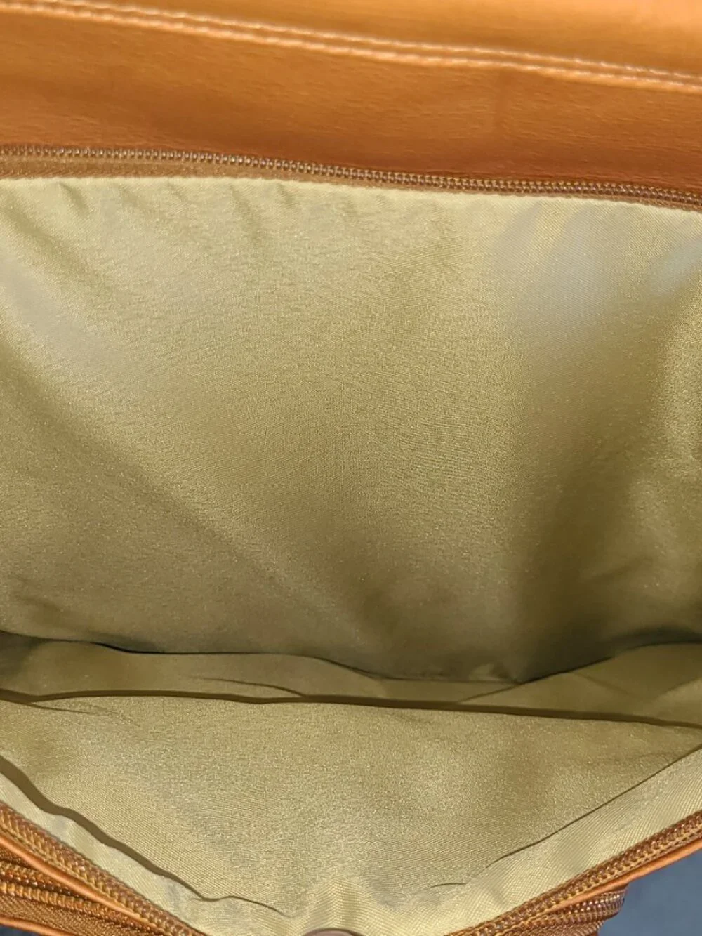 Piel Leather 9428-SDL Elite Garment Bag Saddle